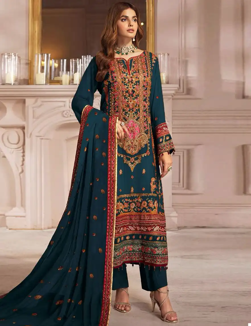 Fepic C 1713 Georgette Wholesale Pakistani Salwar Suit Catalog