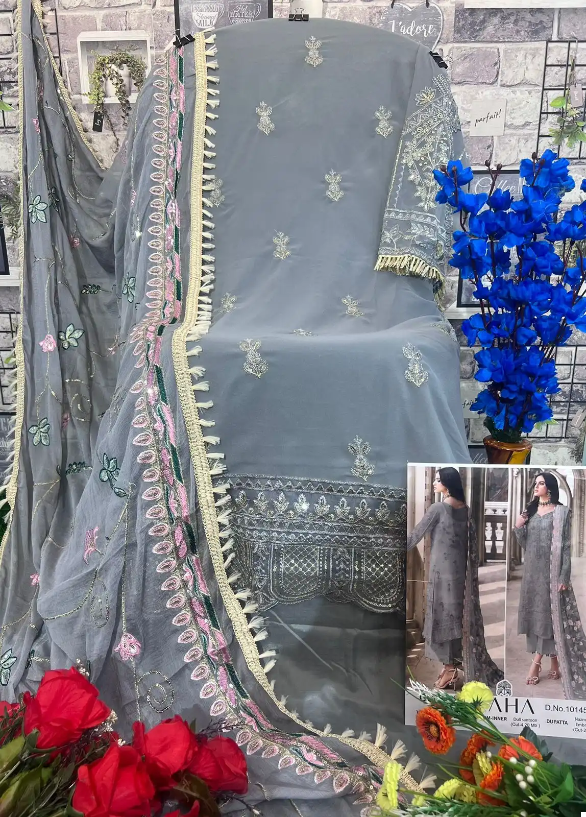 Zaha Gulaal Vol 1 Georgette Wholesale Pakistani Salwar Suit Catalog - Image 3