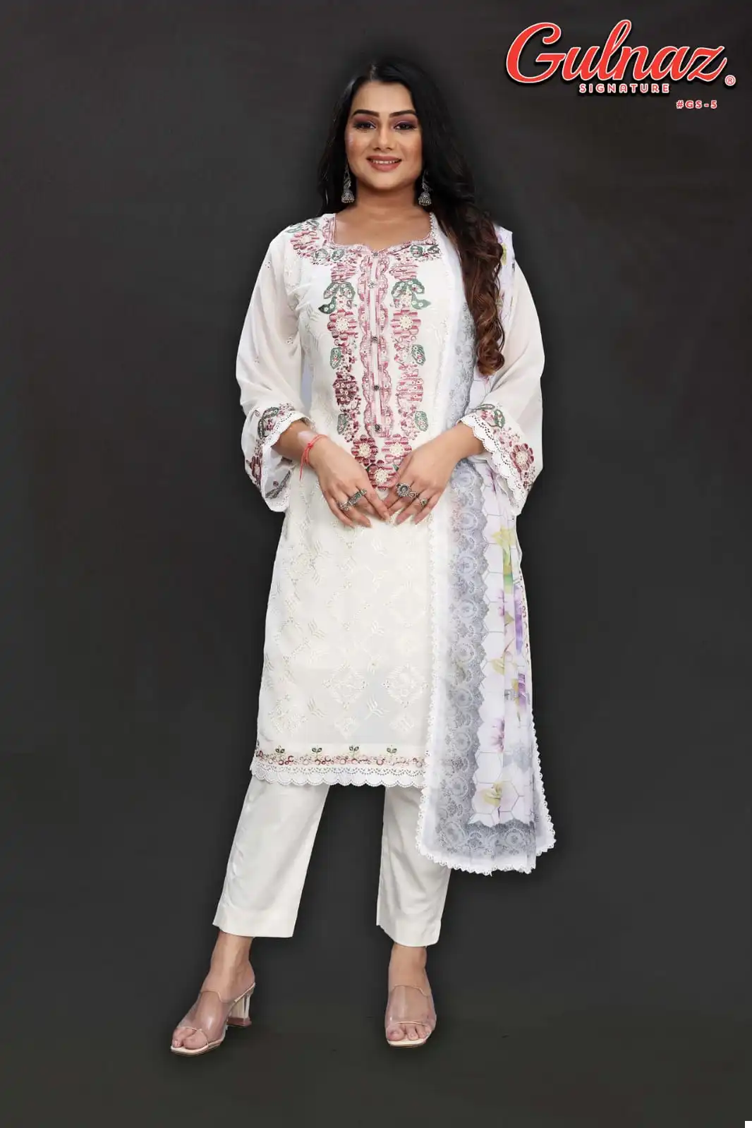 Vardan Ethnic Gs-05 Pure Heavy Georgette Wholesale Pakistani Readymade Salwar Suit Catalog - Image 3