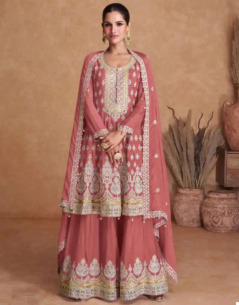 Gulkayra Designer Radhika Real Chinon Wholesale Designer Readymade Salwar Suit Catalog