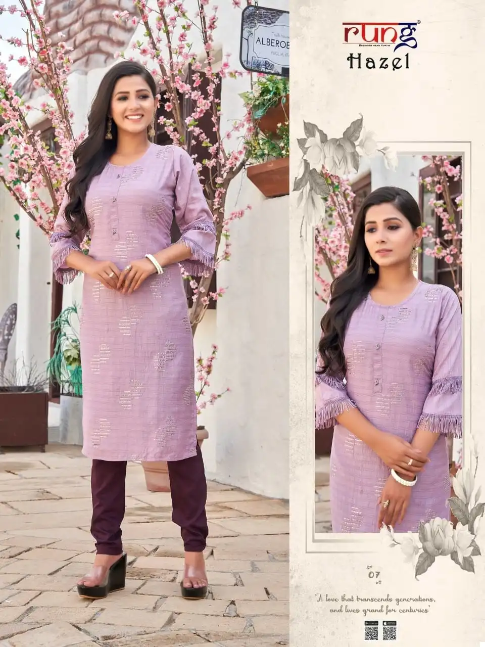 Vardan Ethnic Hazel Heavy Lining Viscose Rayon Wholesale Kurti With Pant Catalog - Image 4