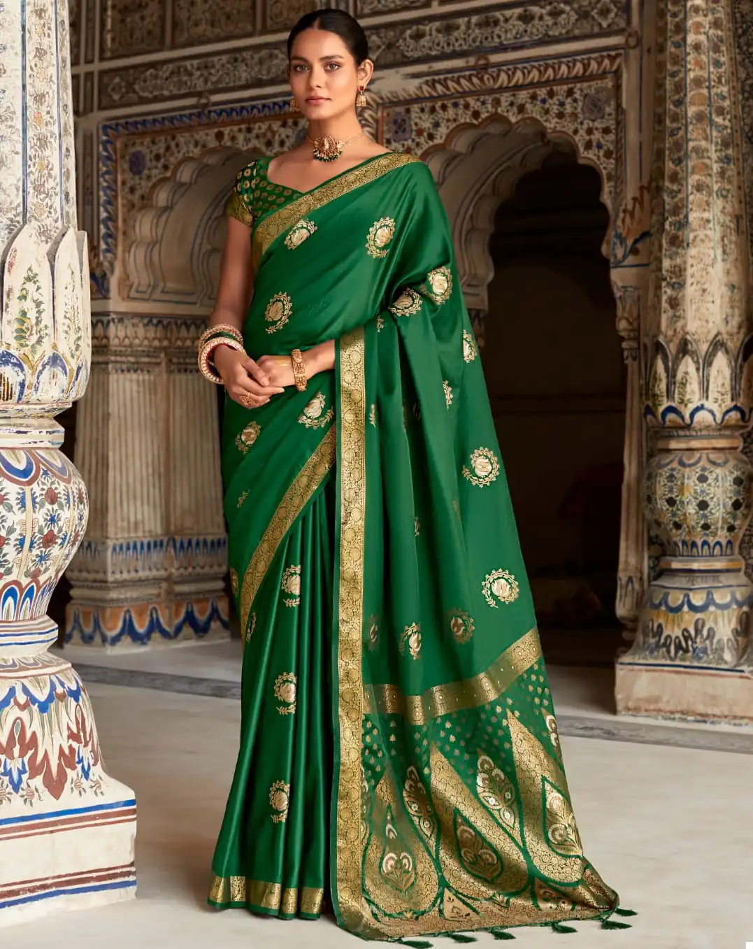 Rajpath Heritage Silk Satin Silk Wholesale Traditional Saree Catalog
