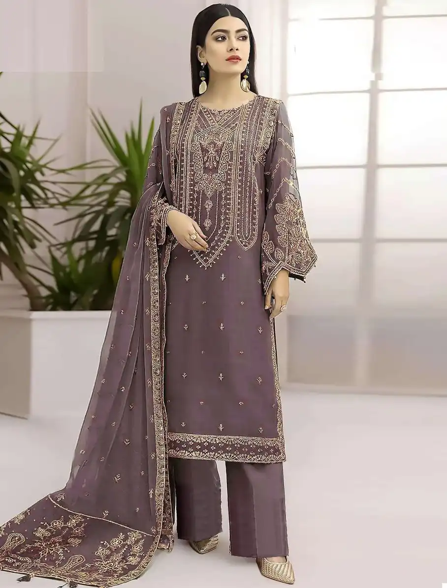 Hoor Tex H 170 Georgette Wholesale Pakistani Salwar Suit Catalog