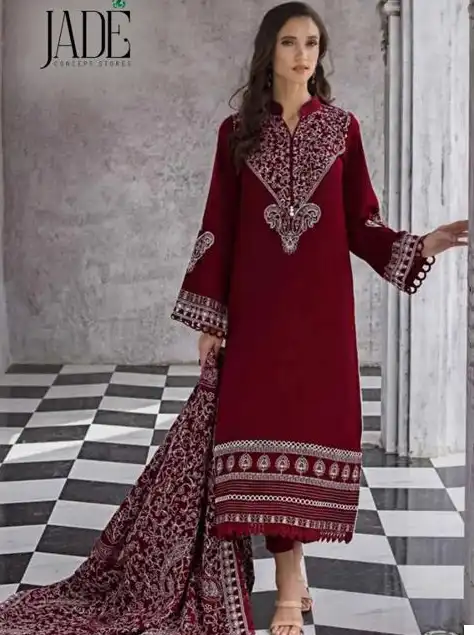 Jade Luxury Collection Volm 4 Pure Heavy Lawn Cotton Wholesale Pakistani Salwar Suit Catalog