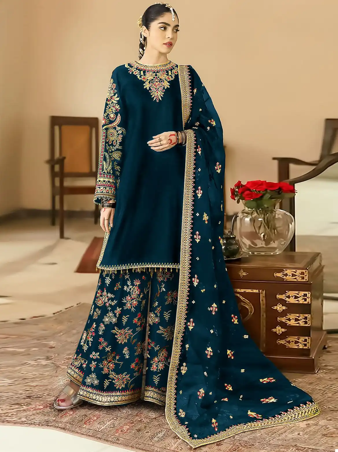 Shree Fab K 1931 Georgette Wholesale Pakistani Salwar Suit Catalog