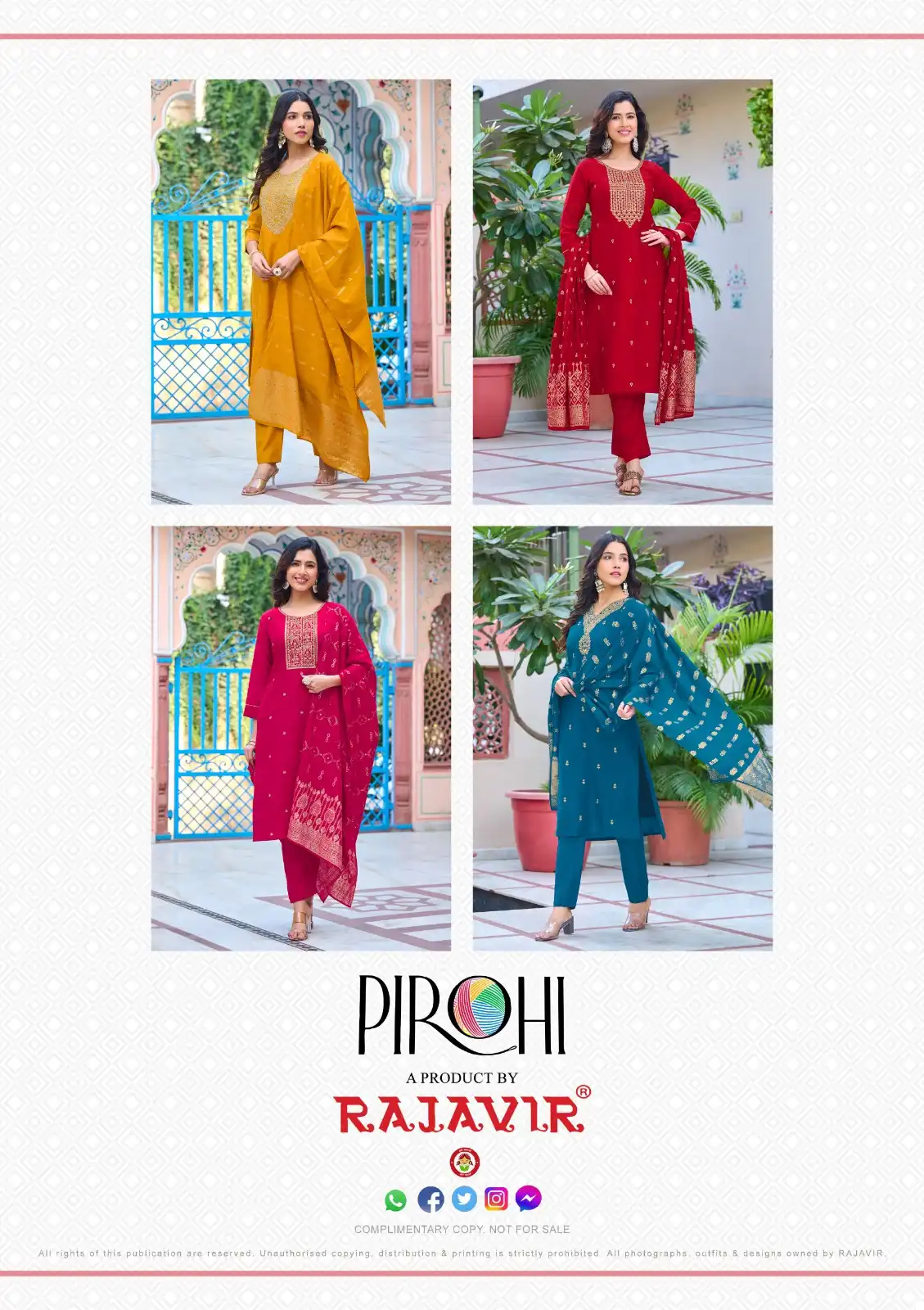 Pirohi Kalhaar Vol 2 Vatican Silk Wholesale Readymade Salwar Suit Catalog - Image 5