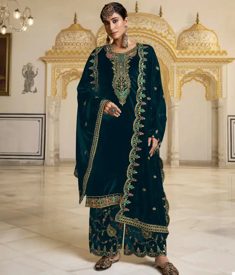 Kala Archana Vol 5 Velvet Wholesale Designer Winter Wear Salwar Suit Catalog