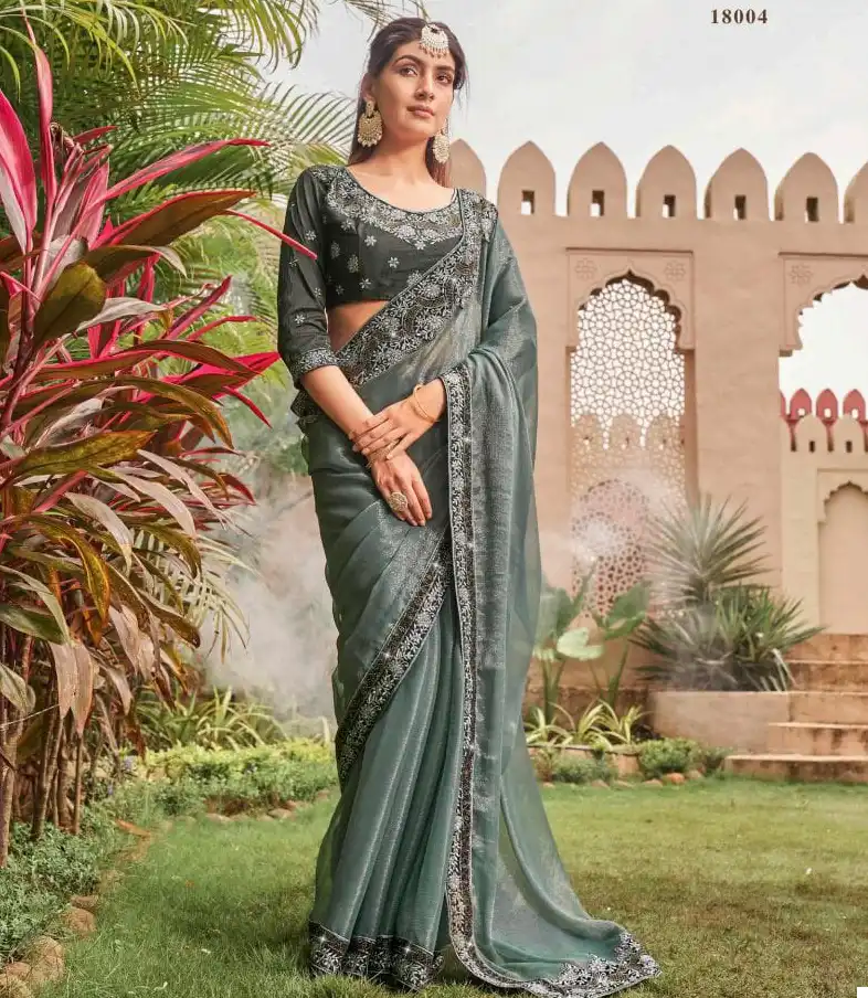 Kalista Roop Blooming Shimmer Wholesale Fancy Sarees Catalog