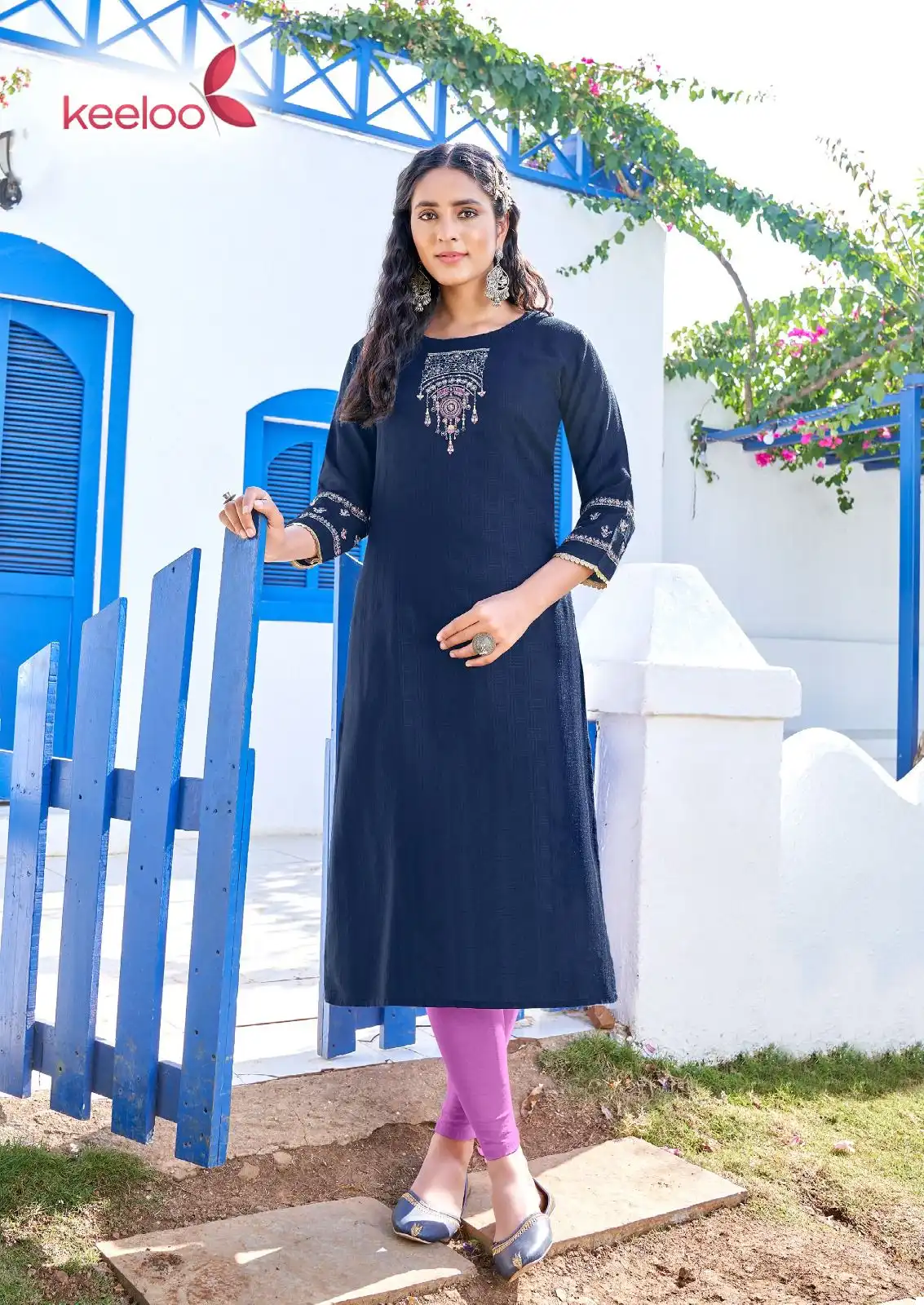 Keeloo Kanika Vol 3 Heavy Rayon Wholesale Long Kurtis Catalog - Image 5