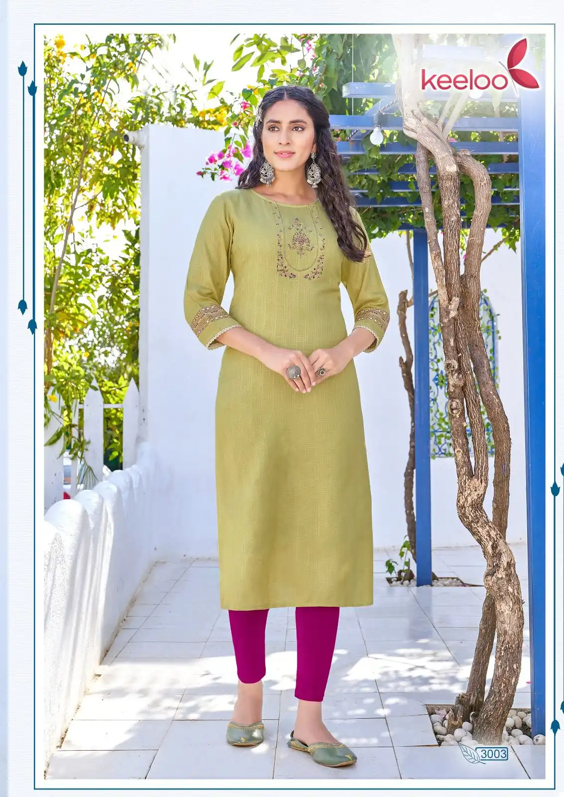 Keeloo Kanika Vol 3 Heavy Rayon Wholesale Long Kurtis Catalog - Image 6