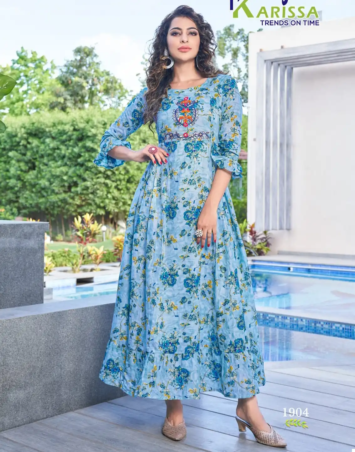 Karissa Niharika Premium Heavy Mall Mall Cotton Wholesale Long Gown Catalog