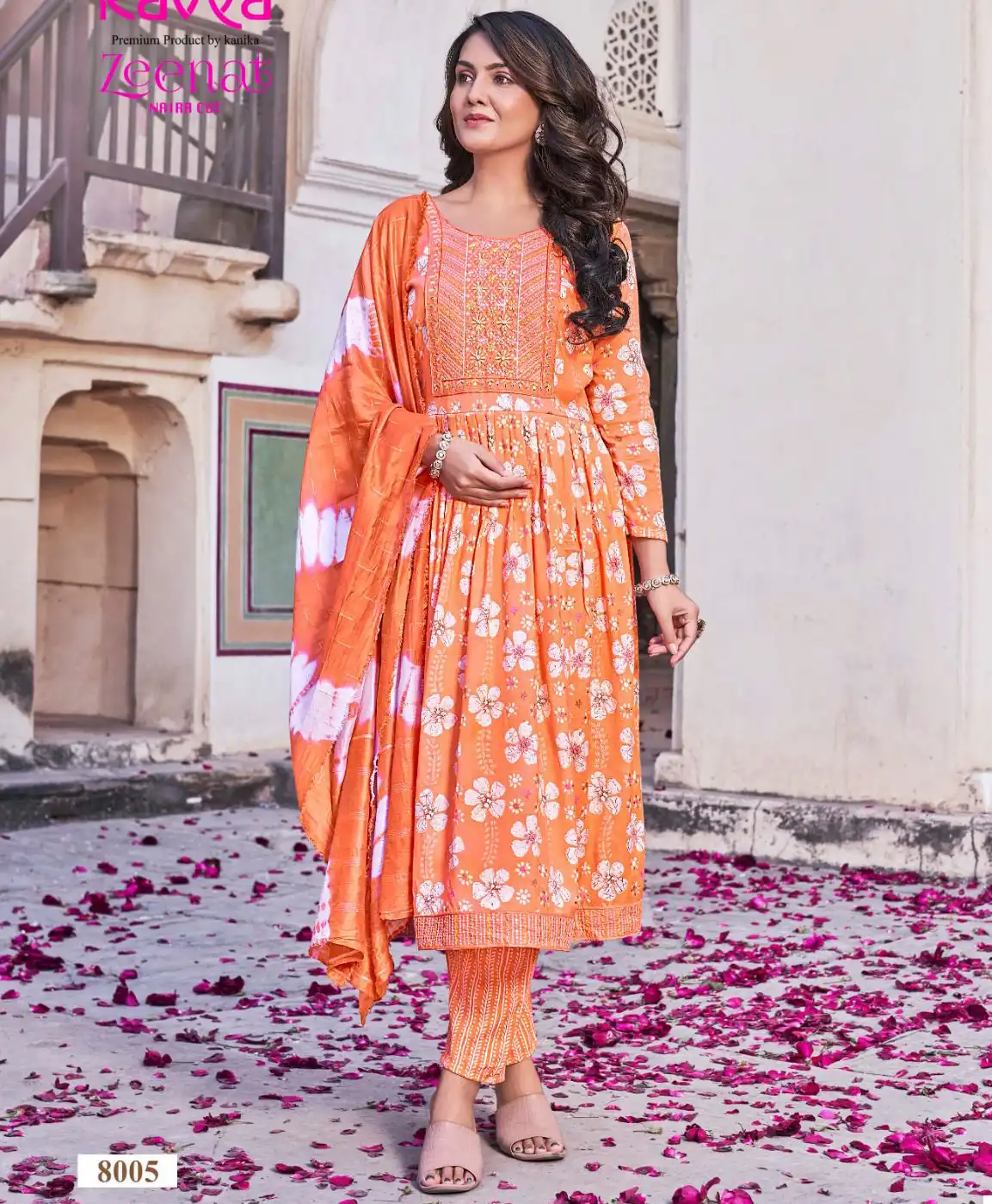 Kavya Zeenat Vol 8 Capsule Foil Print Wholesale Readymade Salwar Suit Catalog