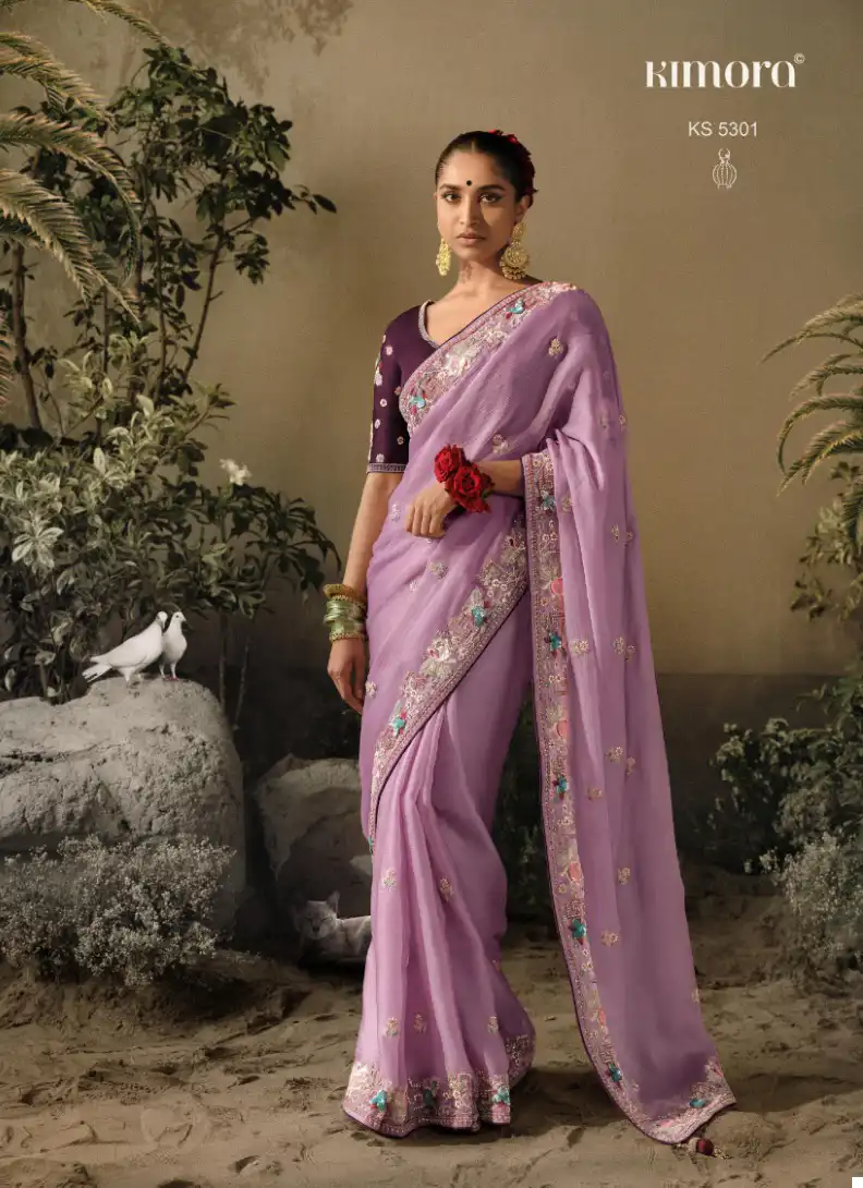 Kimora Saawariya Pure Fancy Wholesale Sarees Catalog — Wholesale Sarees, Kimora wholesale from Surat - Gallery Image 2