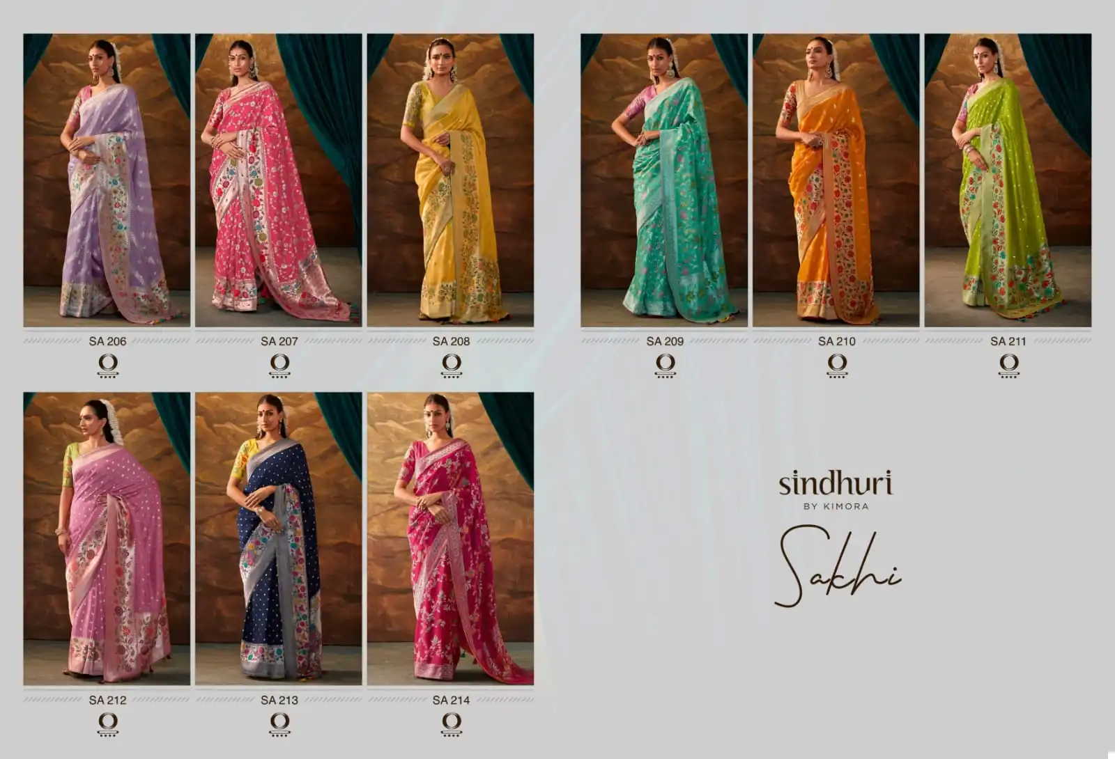 Kimora Sakhi Viscose Zari Silk Wholesale Fancy Sarees Catalog — Wholesale Sarees, Kimora wholesale from Surat — view 10