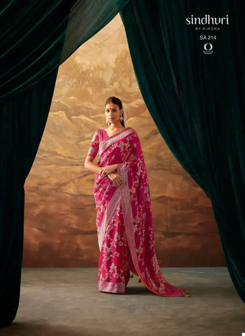 Kimora Sakhi Viscose Zari Silk Wholesale Fancy Sarees Catalog — Wholesale Sarees, Kimora wholesale from Surat - Gallery Image 3