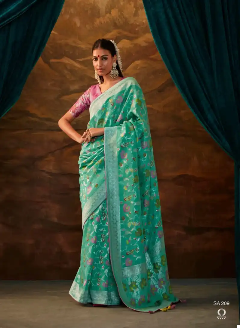 Kimora Sakhi Viscose Zari Silk Wholesale Fancy Sarees Catalog — Wholesale Sarees, Kimora wholesale from Surat - Gallery Image 8