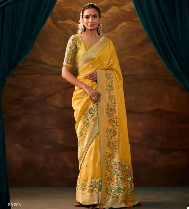 Kimora Sakhi Viscose Zari Silk Wholesale Fancy Sarees Catalog — Wholesale Sarees, Kimora wholesale from Surat — view 1
