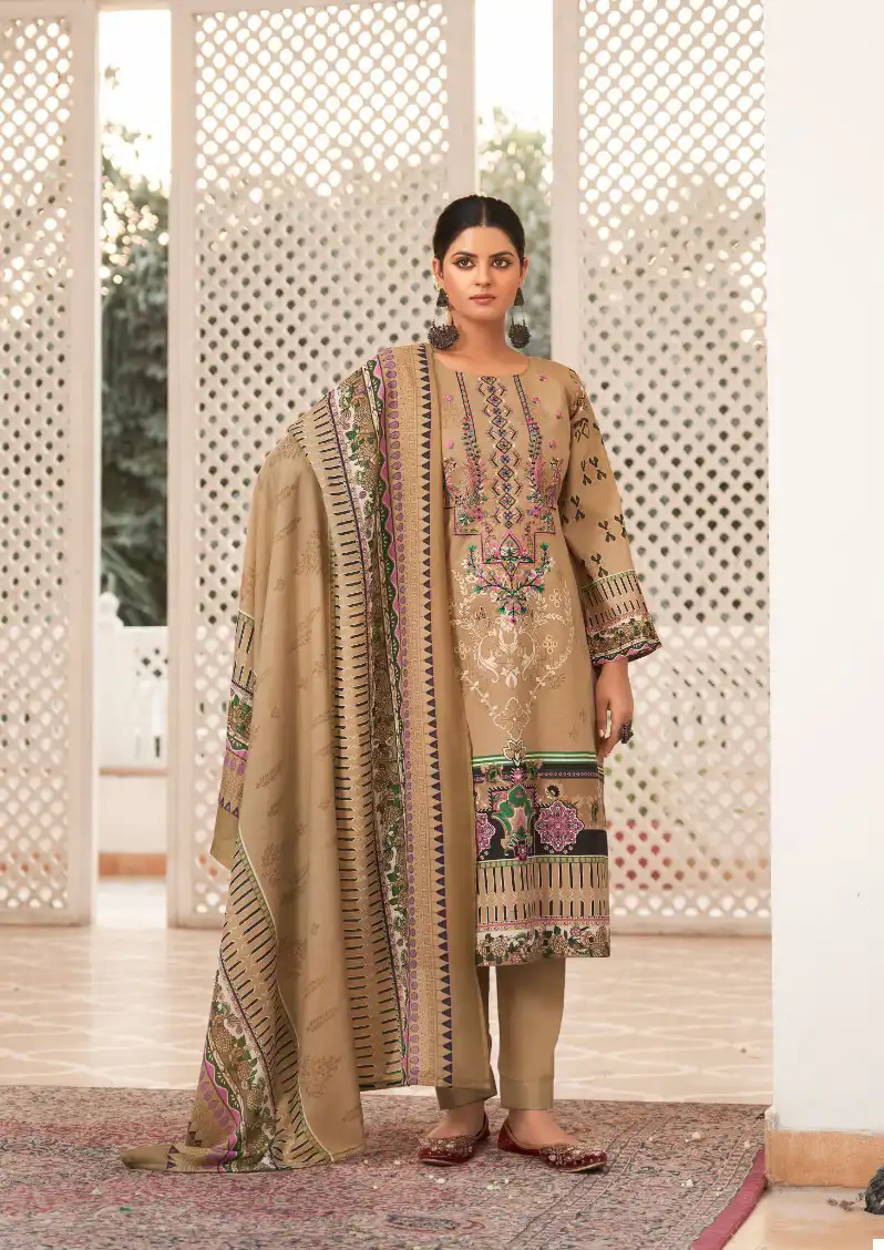 Levisha Lyra Cemric Cotton Pakistani Print Wholesale Pakistani Salwar Suit Catalog - Image 4