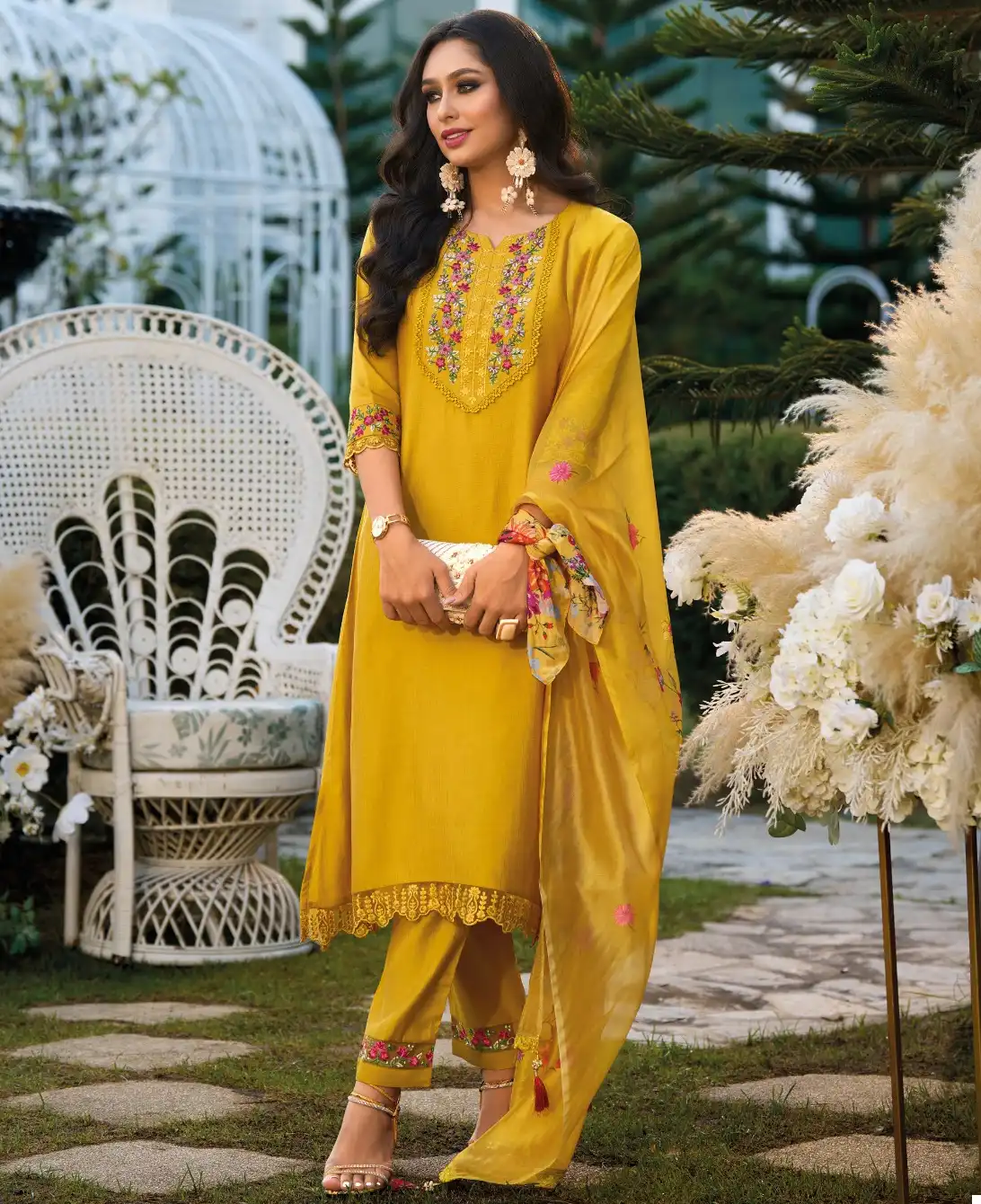 Lily & Lali Malvika Viscose Wholesale Designer Readymade Salwar Suit Catalog