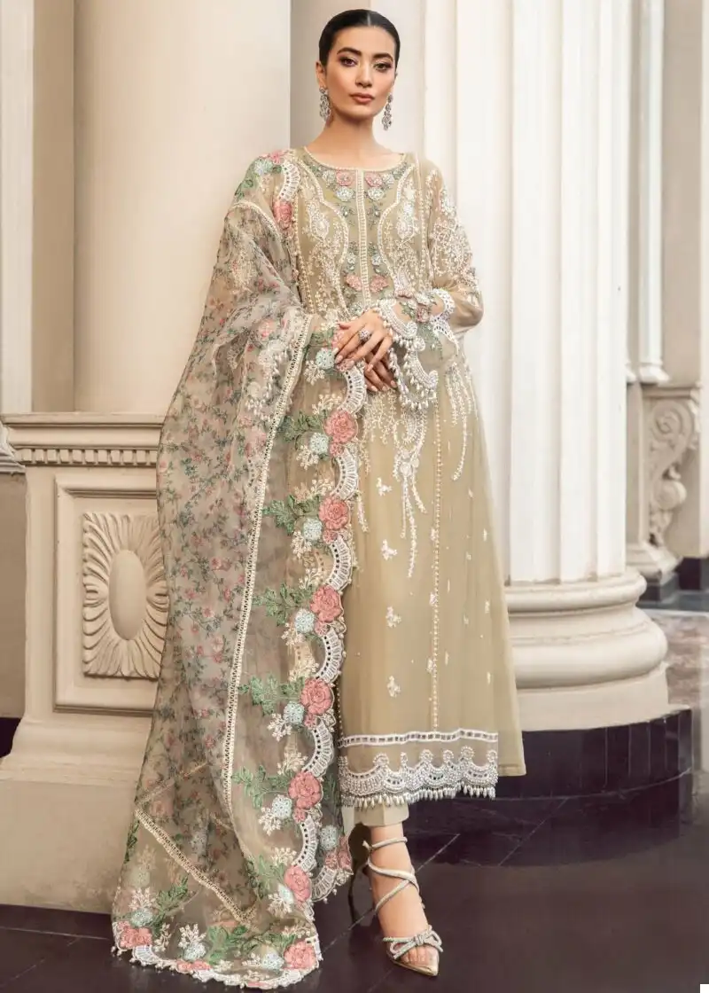 Khas Maria B Georgette Wholesale Pakistani Salwar Suit Catalog