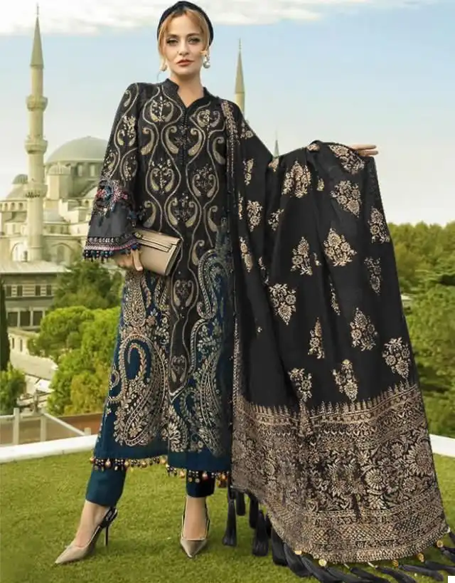Hazzel Maria B Lawn Collection 071 Pure Cotton Printed Wholesale Pakistani Salwar Suit Catalog