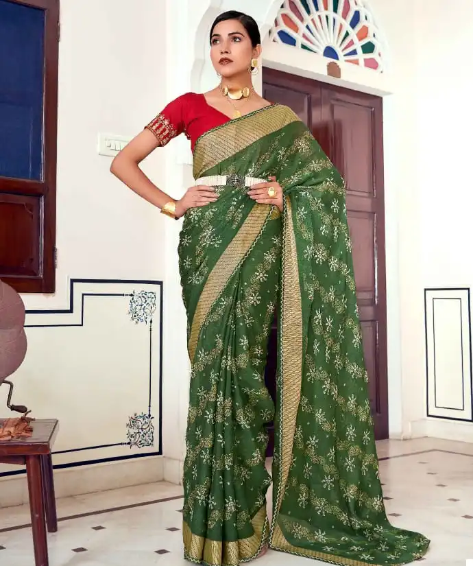 Mahamani Vinita Doll Moss Wholesale Sarees Catalog