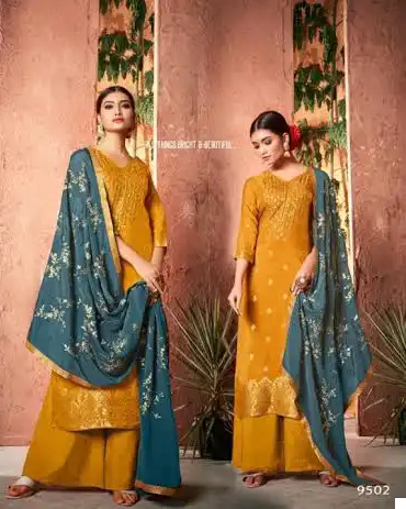 Maisha Moksh Pure Dola Zequard Butta Wholesale Designer Salwar Suit Catalog - Image 2