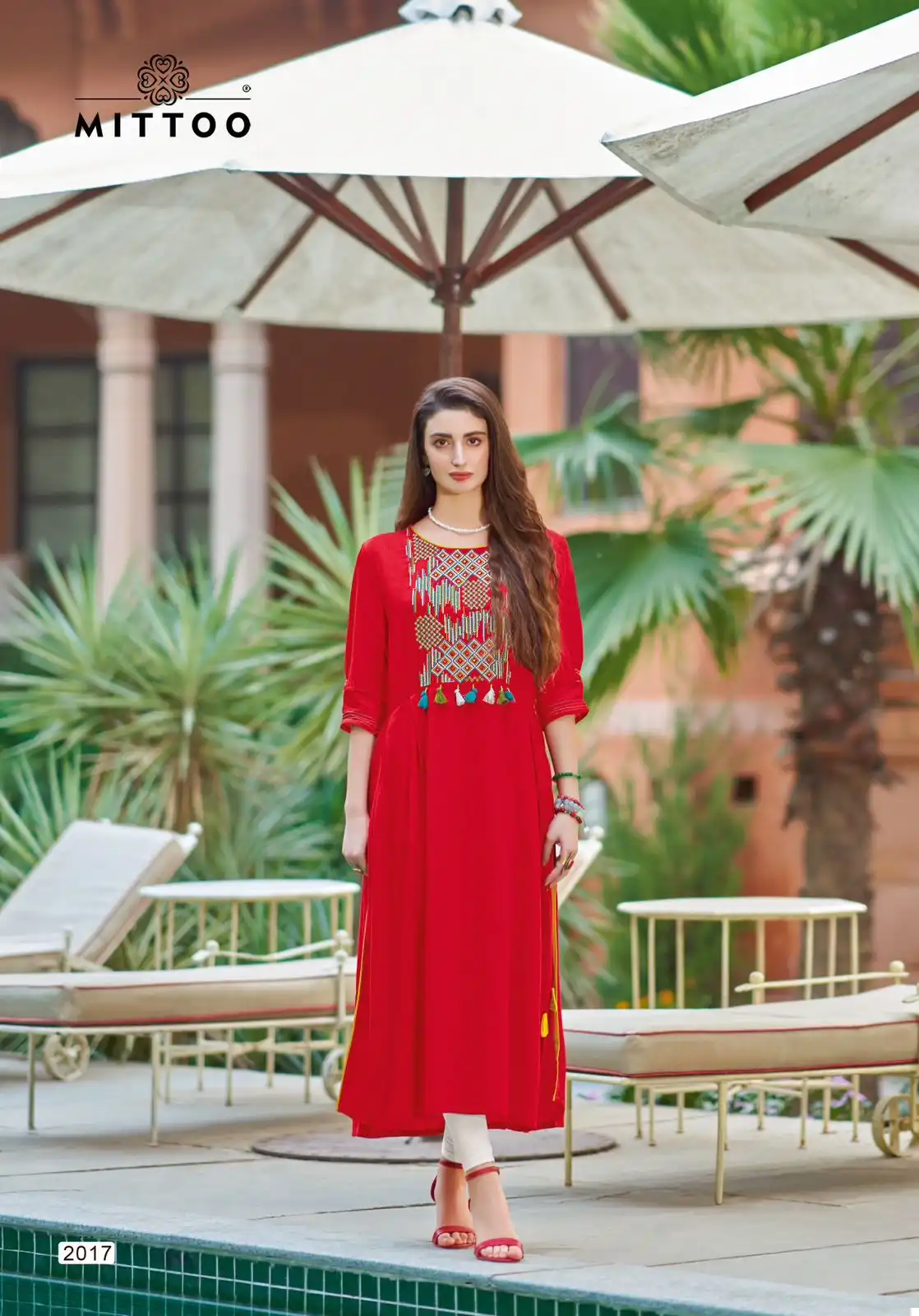 Mittoo Mullberry Heavy Rayon Wholesale Long Kurtis Catalog - Image 4