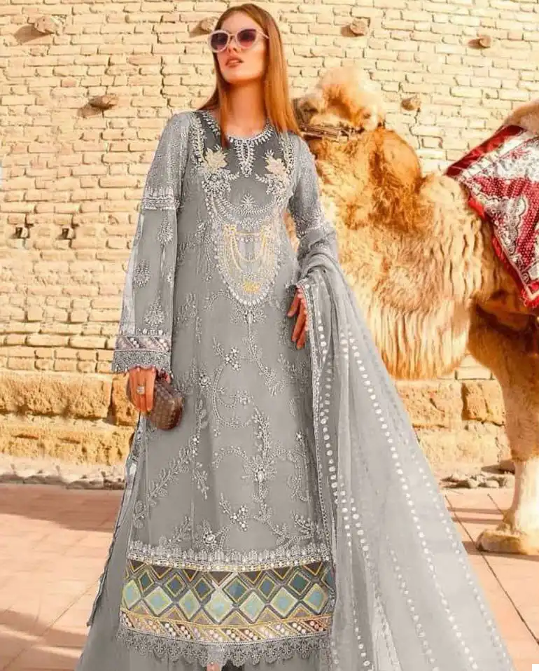 Noor Jahan Nj 36 Organza Wholesale Pakistani Salwar Suit Catalog