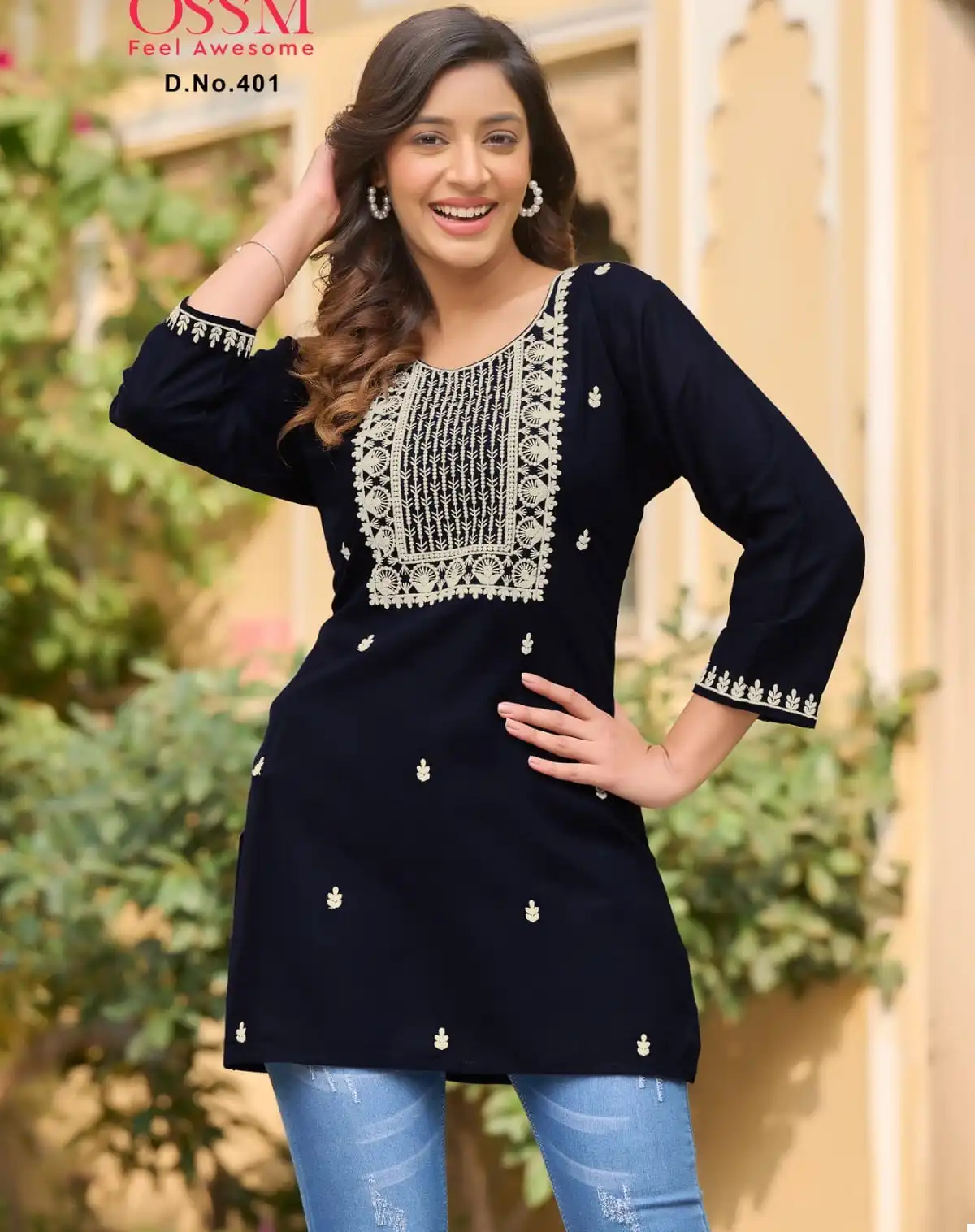 Ossm Nora Vol 04 Heavy Rayon Slub 16Kg Wholesale Fancy Short Tops Catalog