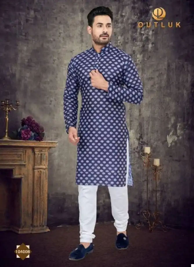 Outluk 104-105 Cotton Wholesale Kurta With Pajama Catalog - Image 3