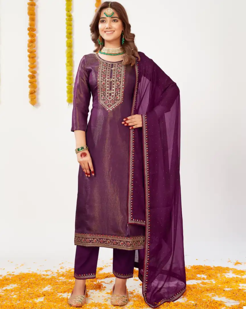 Panch Ratna Aparna Pure Organza Wholesale Salwar Suit Catalog