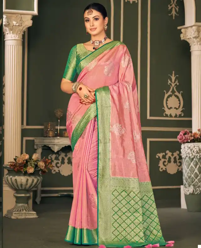 Pankh Trisha Royal Tissue Silk Wholesale Fancy Sarees Catalog