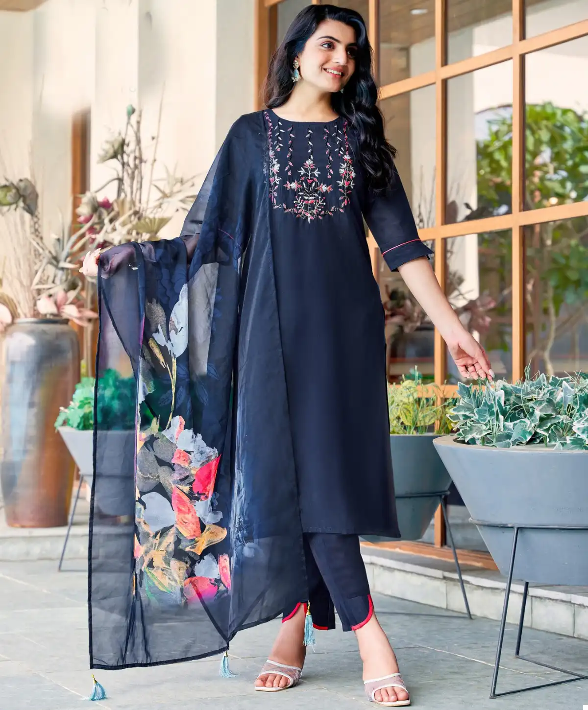 Parra Studio Srishti Roman Silk Wholesale Readymade Salwar Suit Catalog