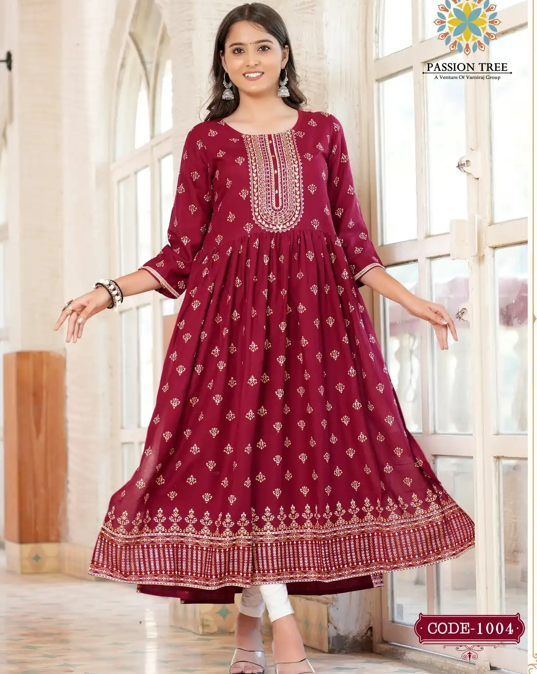 Passion Tree Fashion Bella Vol 1 Rayon Wholesale Long Kurtis Catalog