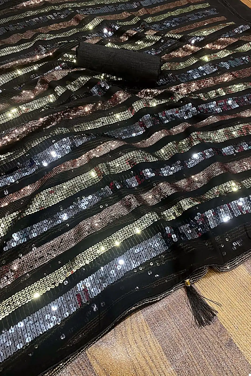 Pc Sequence Vol 33 Georgette Wholesale Fancy Sarees - Image 2