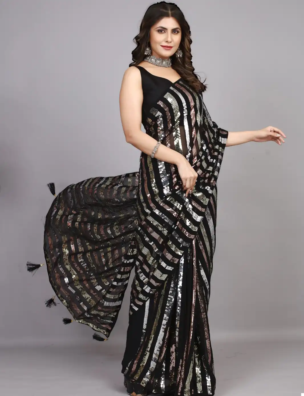 Pc Sequence Vol 33 Georgette Wholesale Fancy Sarees