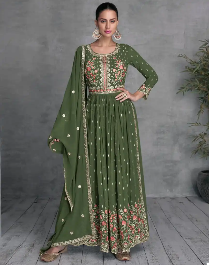 Gulkayra Rivva Real Georgette Wholesale Readymade Designer Suit Catalog