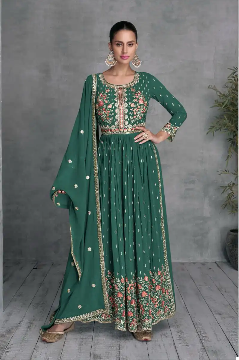 Gulkayra Rivva Real Georgette Wholesale Readymade Designer Suit Catalog - Image 2