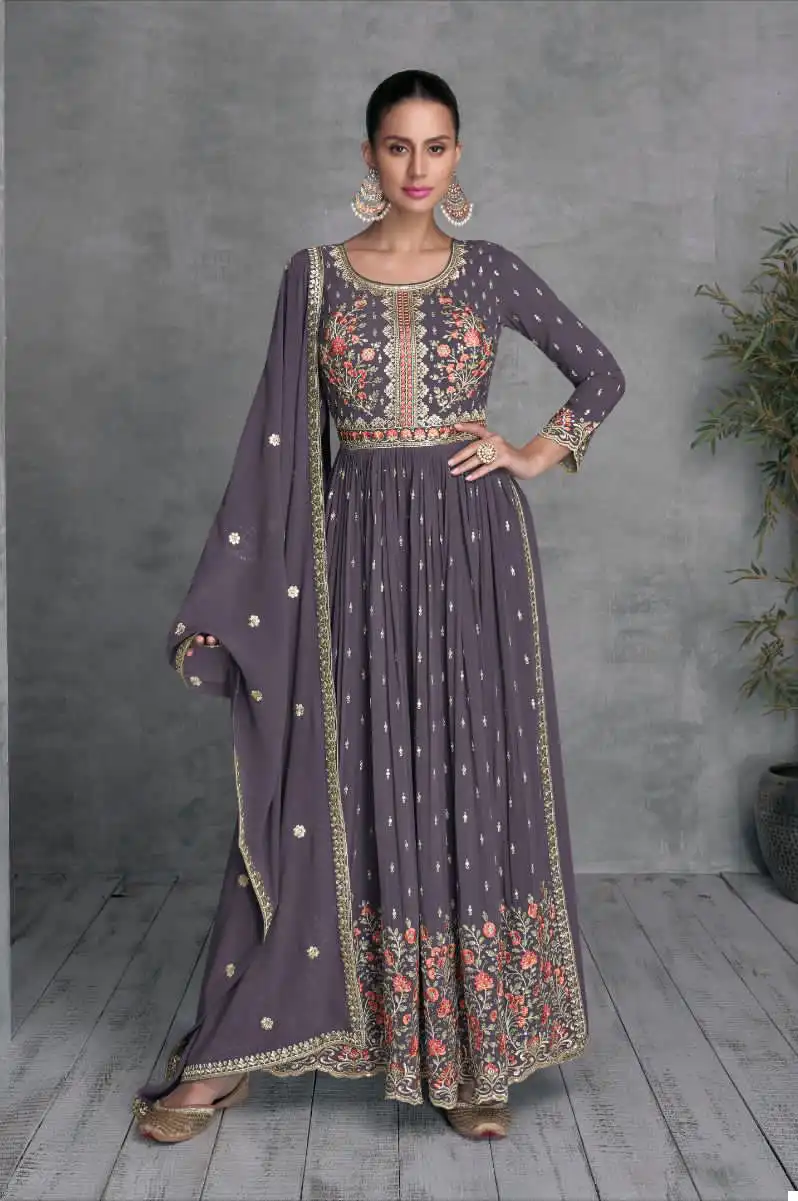 Gulkayra Rivva Real Georgette Wholesale Readymade Designer Suit Catalog - Image 3