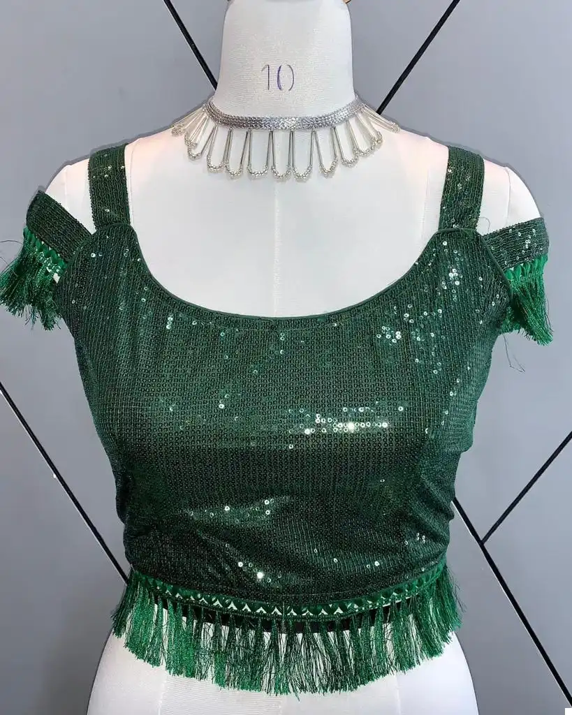 VE Zara Net Wholesale Sequins Blouse Catalog - Image 4