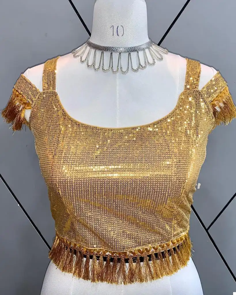 VE Zara Net Wholesale Sequins Blouse Catalog