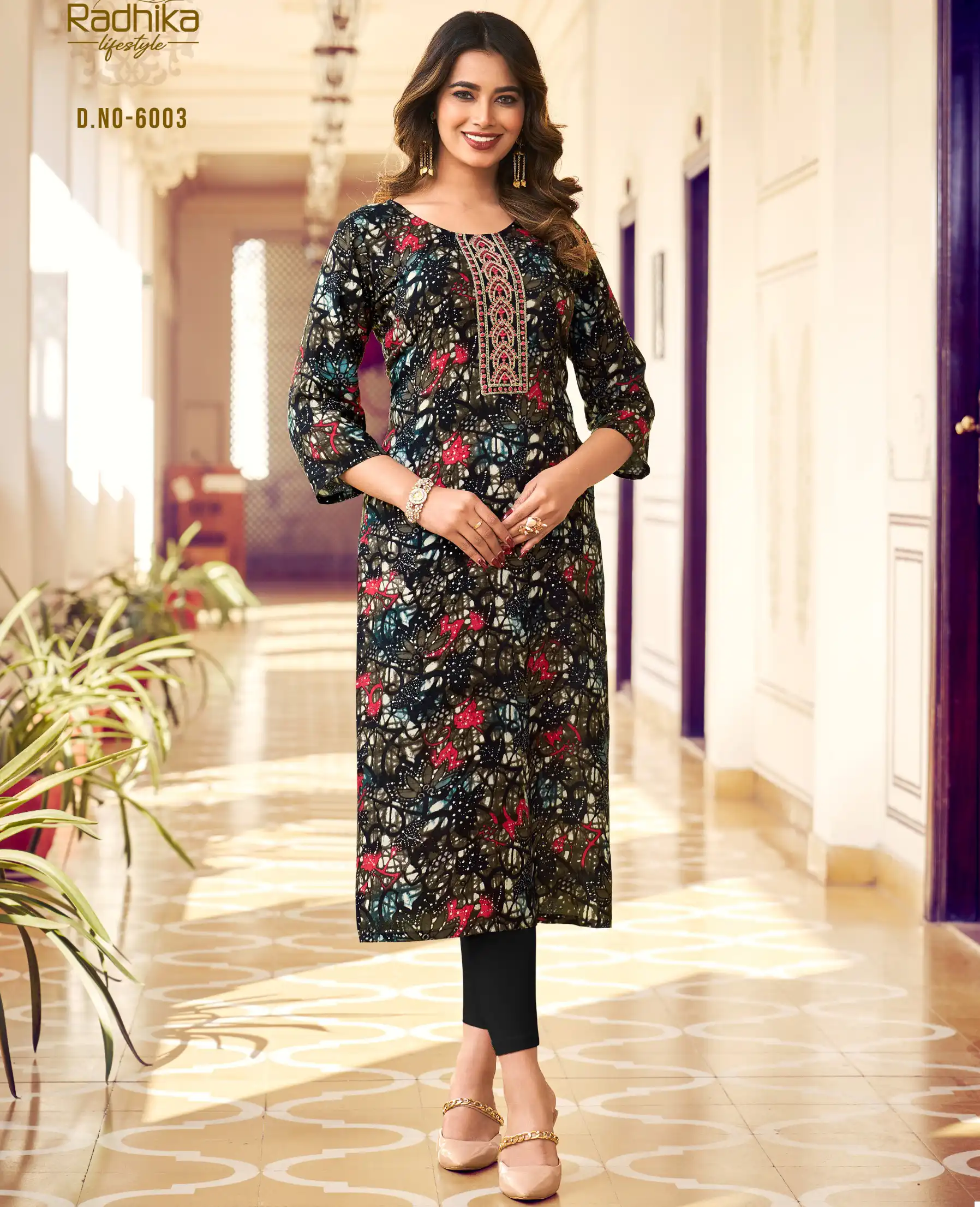 Radhika Lifestyle Pahel Vol 6 Rayon Print Wholesale Kurtis Catalog