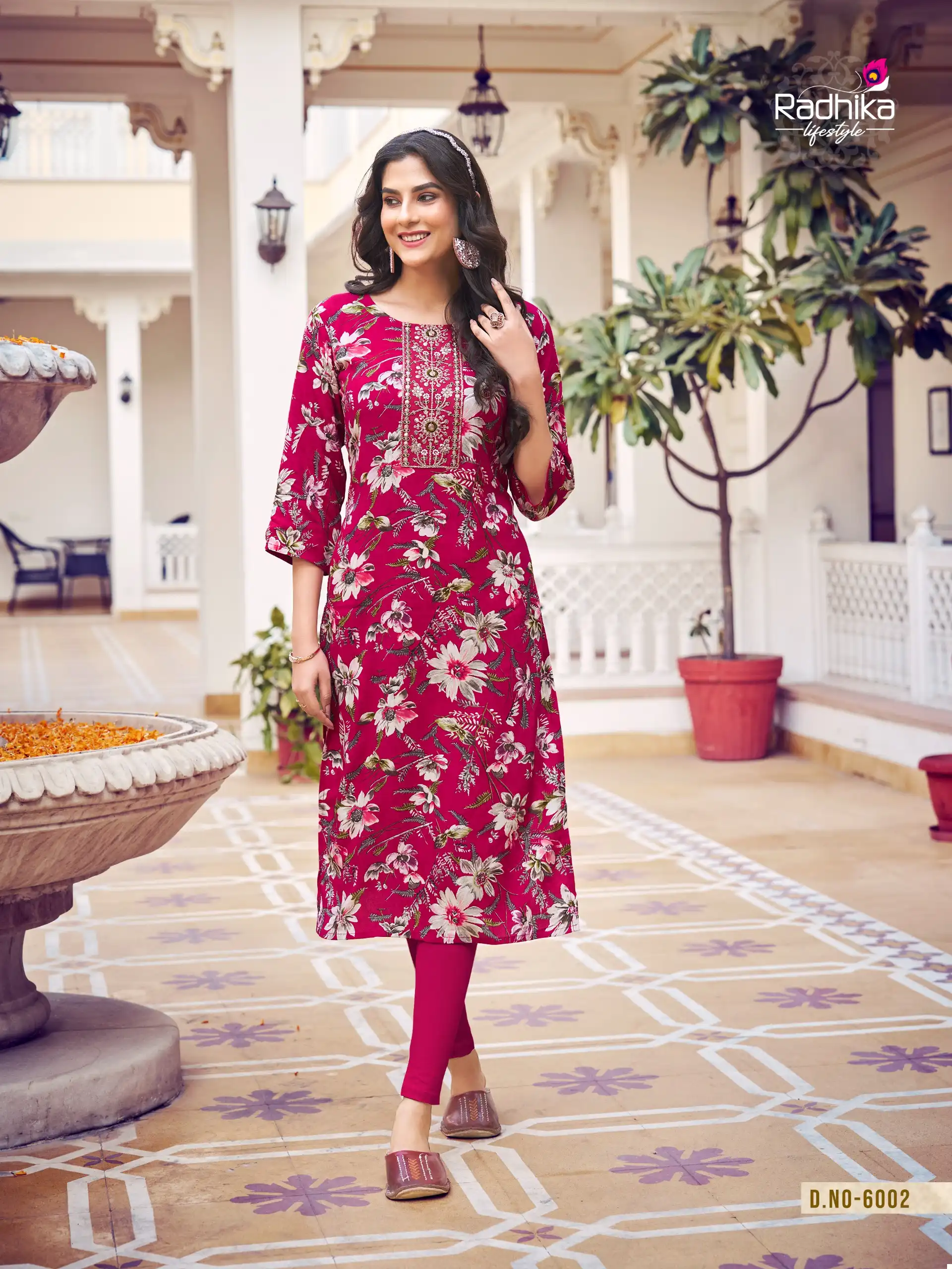 Radhika Lifestyle Pahel Vol 6 Rayon Print Wholesale Kurtis Catalog - Image 5