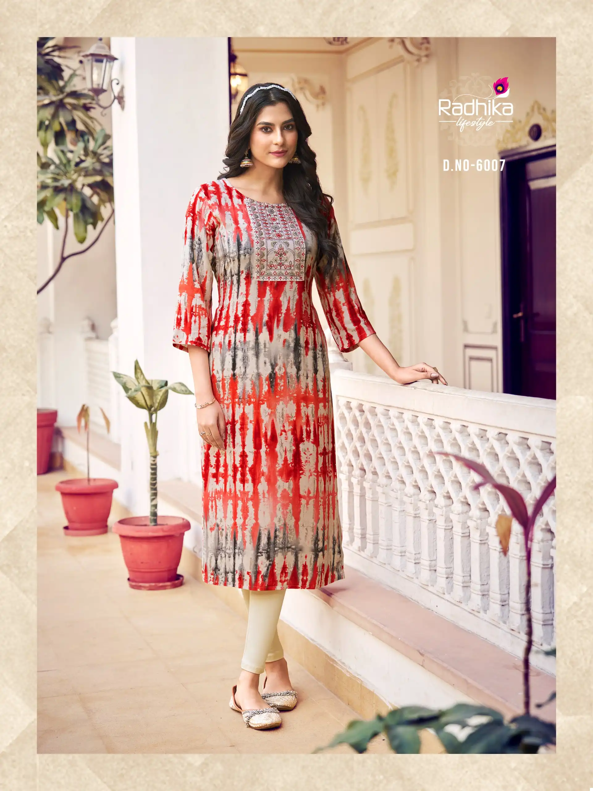 Radhika Lifestyle Pahel Vol 6 Rayon Print Wholesale Kurtis Catalog - Image 7