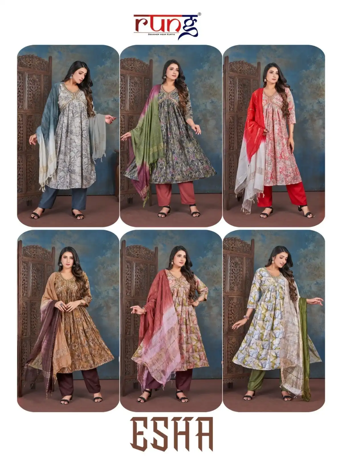 Rung Esha Heavy Modal Silk Wholesale Readymade Salwar Suit Catalog - Image 6