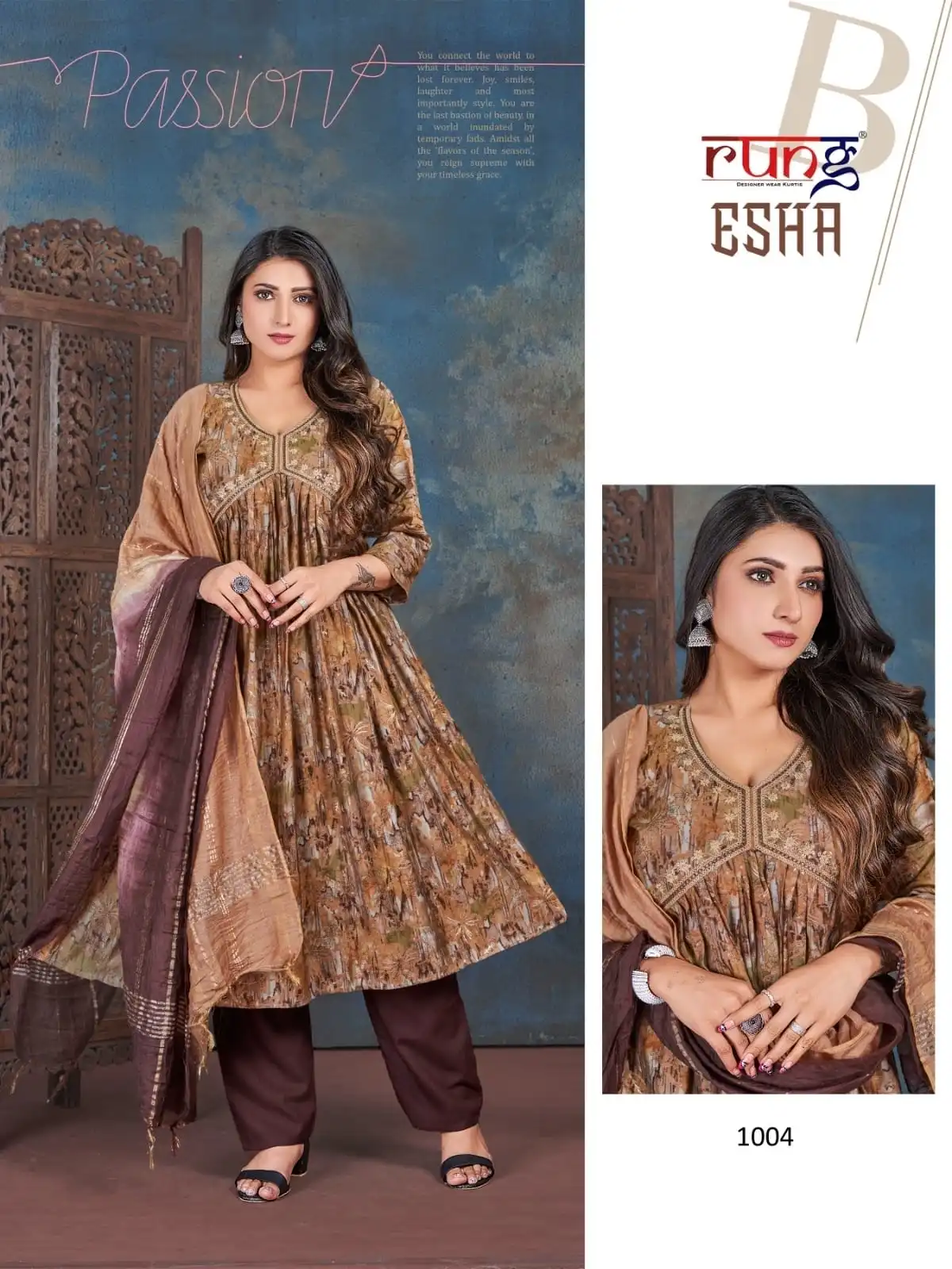 Rung Esha Heavy Modal Silk Wholesale Readymade Salwar Suit Catalog - Image 5