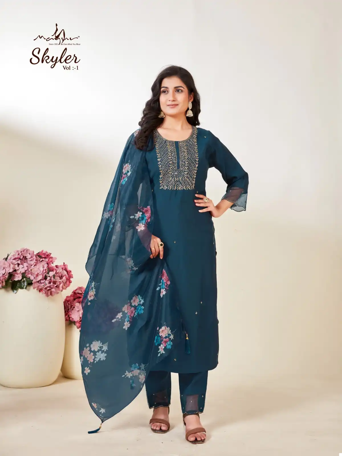 VE Skyler Heavy Roman Wholesale Readymade Suits Size Set Catalog - Image 3