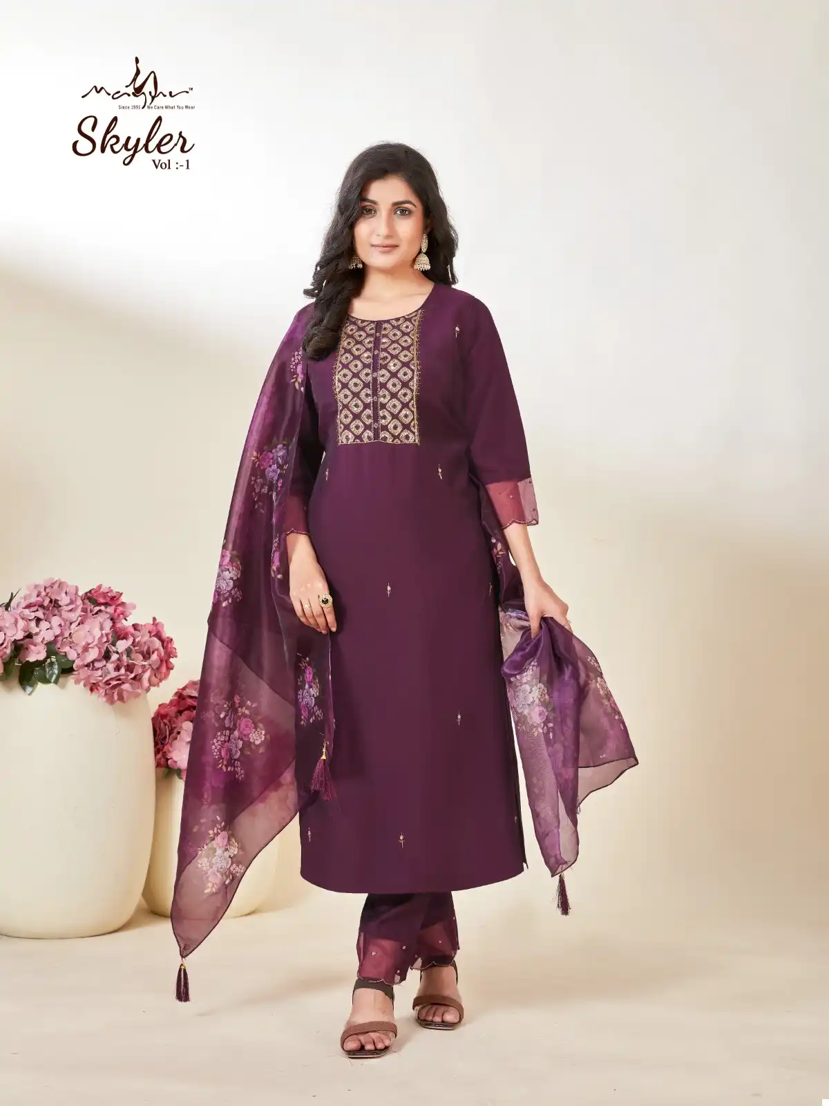 VE Skyler Heavy Roman Wholesale Readymade Suits Size Set Catalog - Image 4