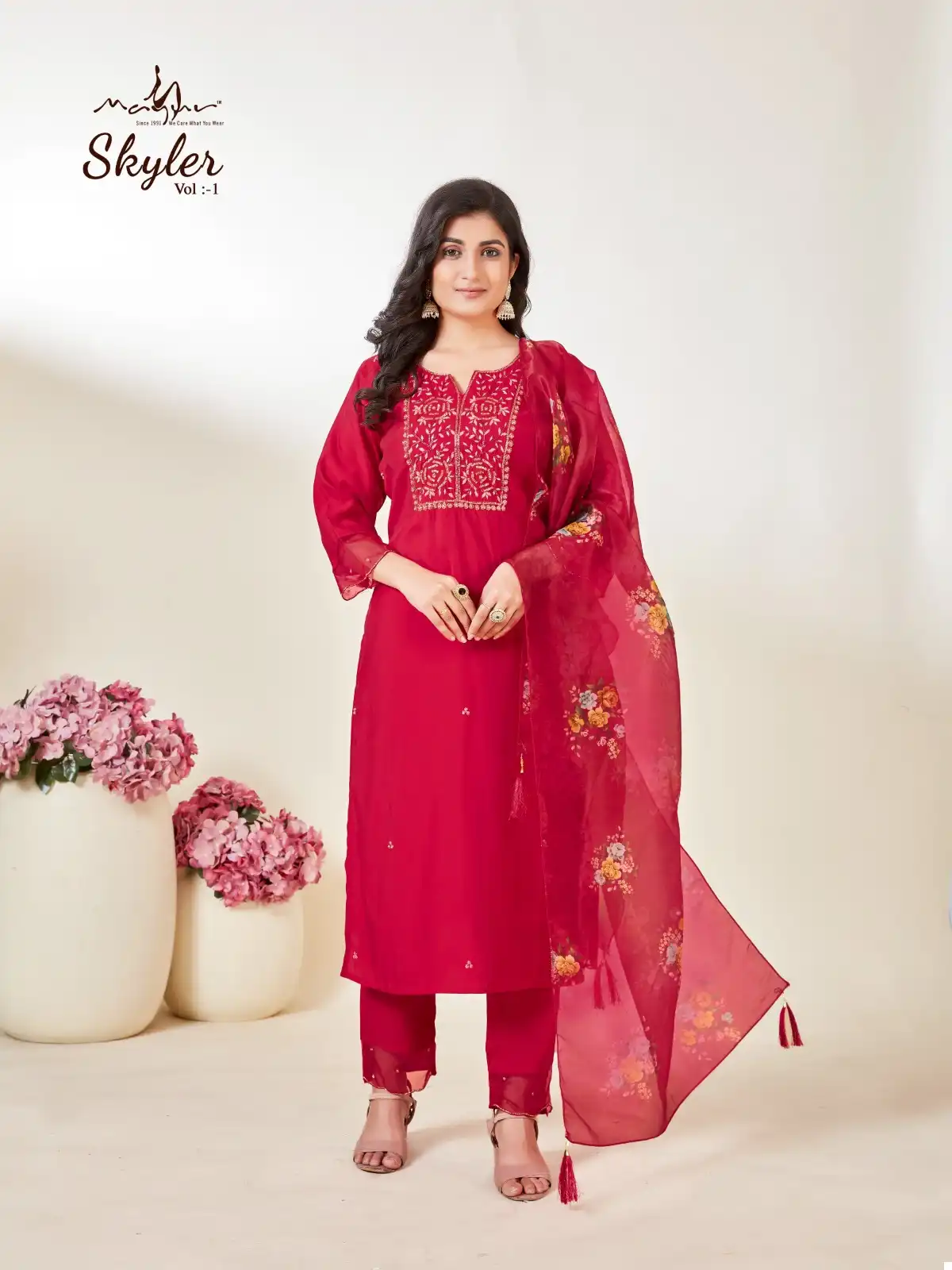 VE Skyler Heavy Roman Wholesale Readymade Suits Size Set Catalog - Image 5